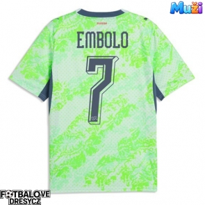 Švýcarsko Breel Embolo #7 Venkovní Dres MS 2026 Krátký Rukáv